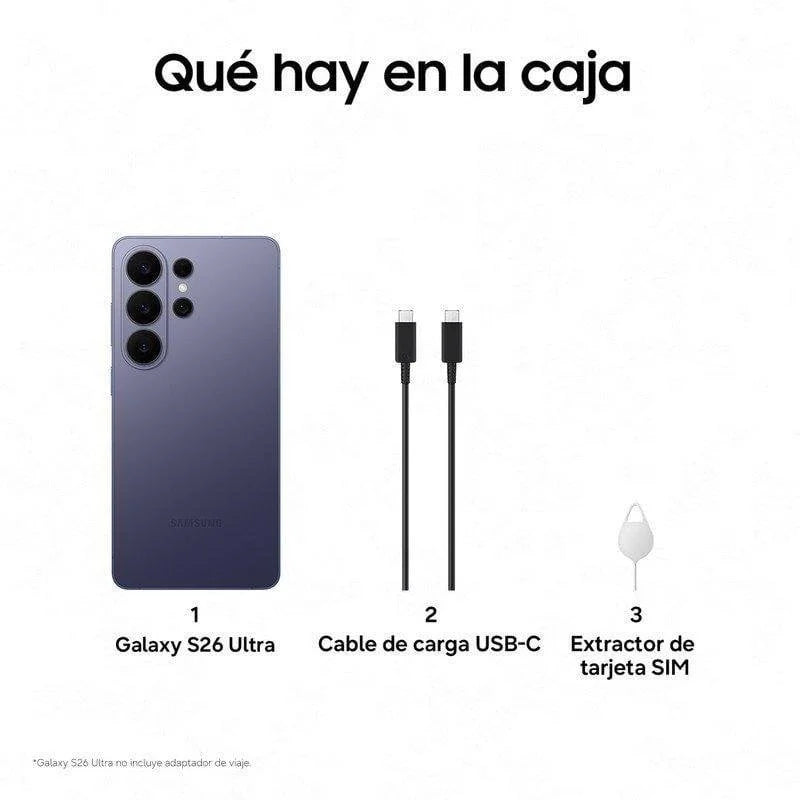 Samsung Galaxy S26 Ultra 5G 16GB 1TB 6.9" Violeta Cobalto