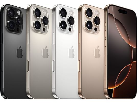 iPhone 16 Pro Max 256 GB | Dual-SIM (eSIM, Nano-SIM) | Titanio negro